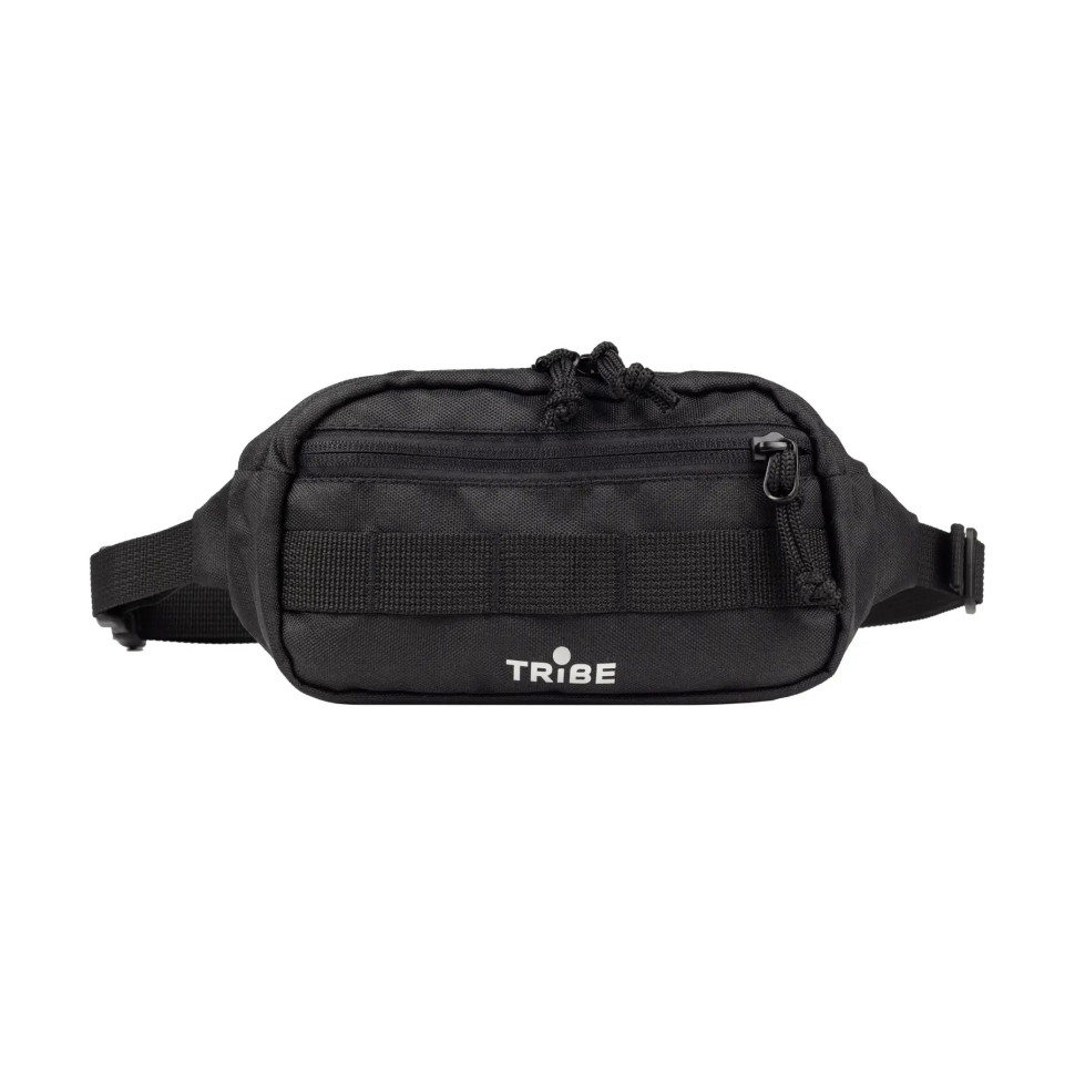 Поясна сумка Waist bag Tribe T-ID-0001-black 1,5 л, чорний