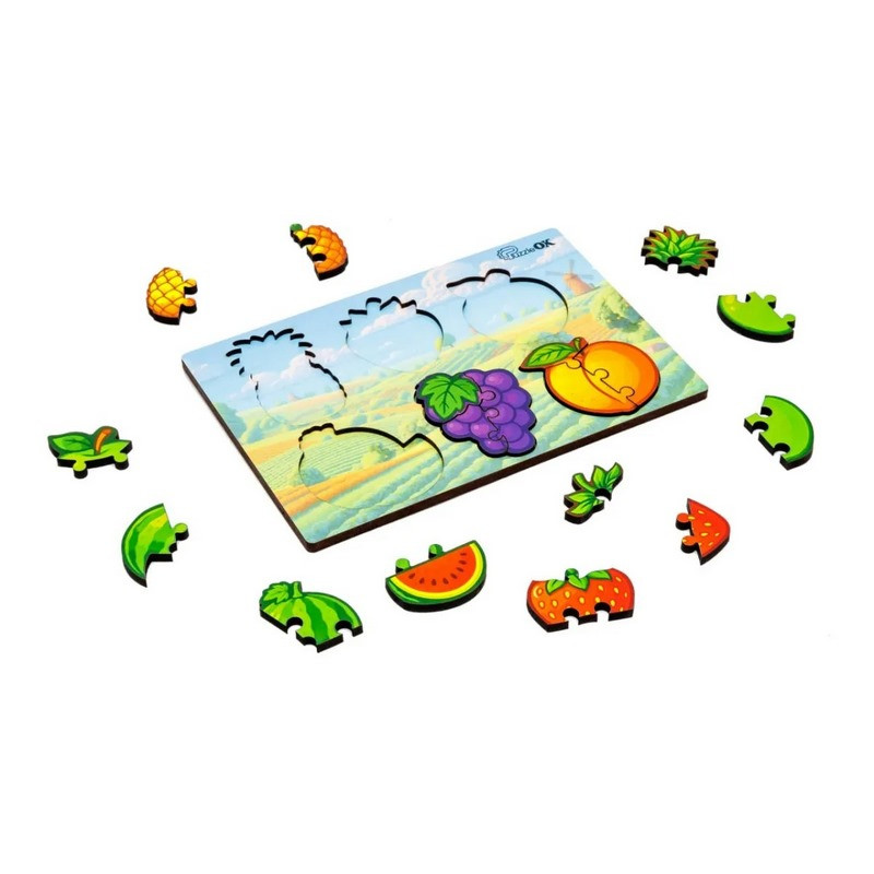 Дерев'яний пазл-вкладиш 