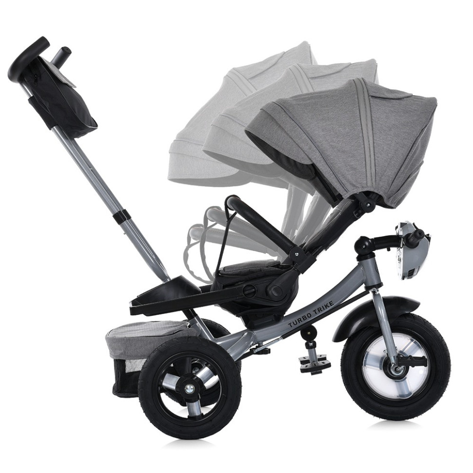 Детский трехколесный велосипед Turbotrike MT 1007-8 серый