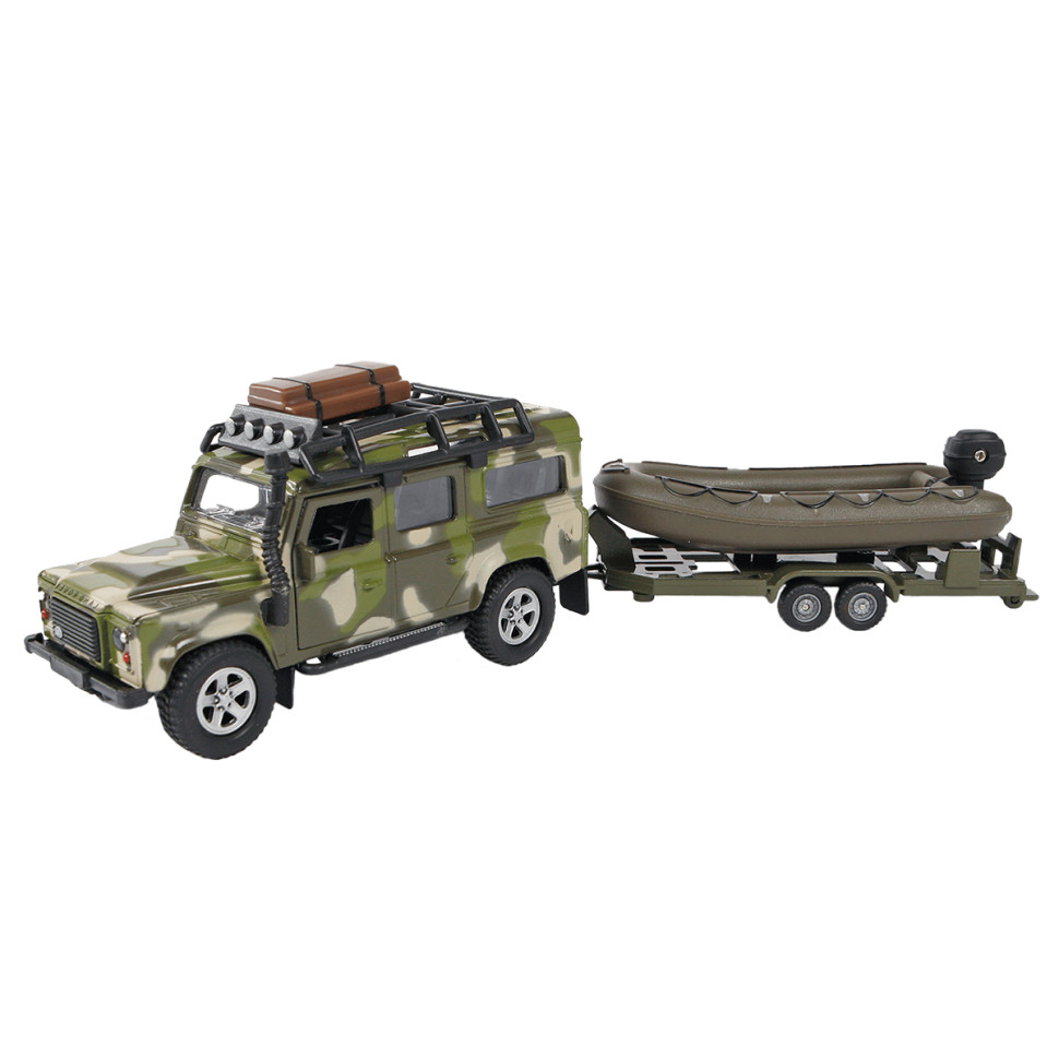 Ігровий набір Land Rover Defender Мілітарі TechnoDrive 520191.270 з човном