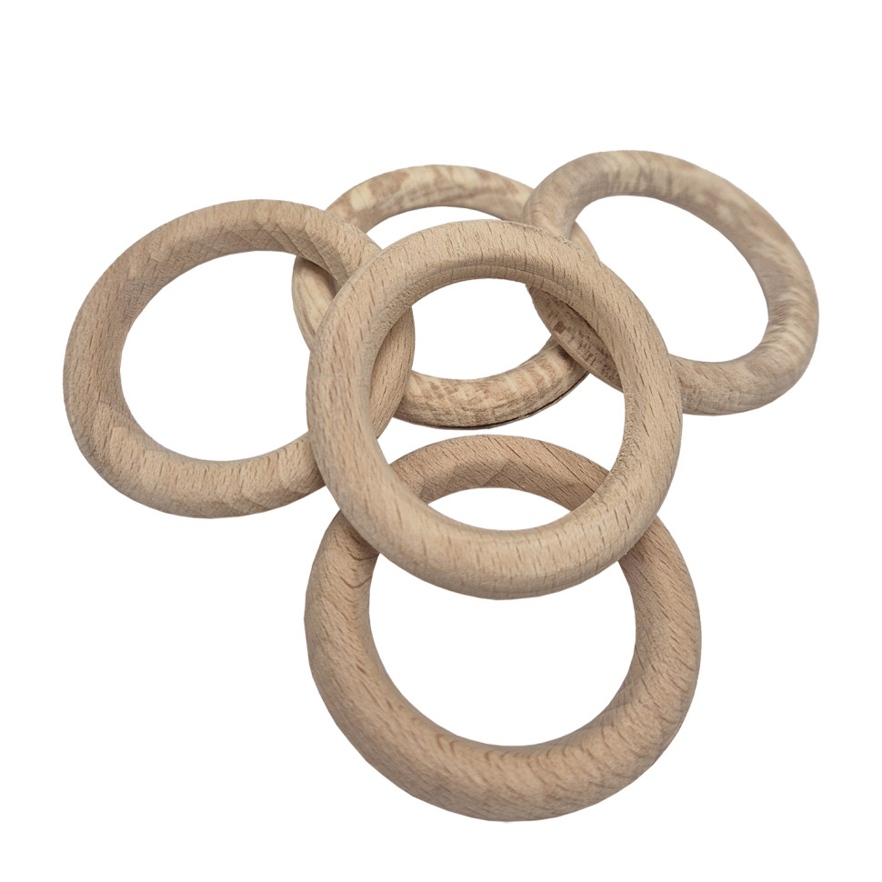 Дерев'яне кільце для декорування Bambi DR-5,2-8 діаметр 5,2 см, товщина 8 мм