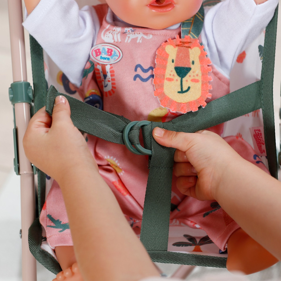 Візочок для ляльки Тропіки BABY born 838327 прогулянкова, складна