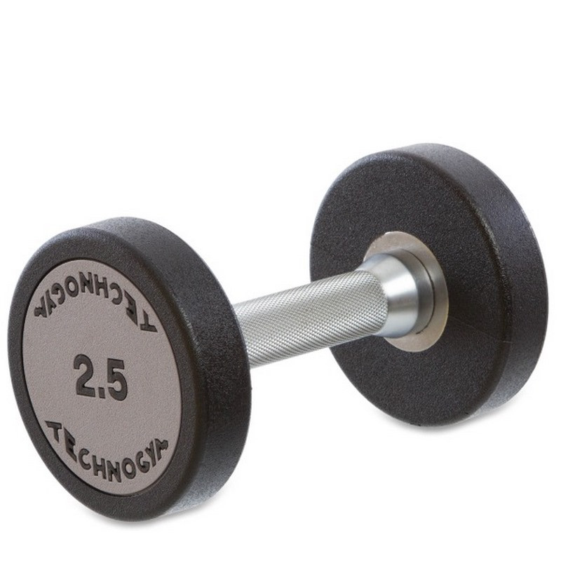 Гантель профессиональная цельная TG Technogym 128647FS 2,5 кг