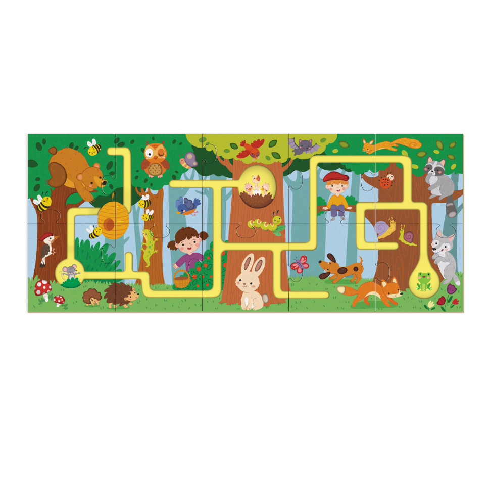 Детский пазл-лабиринт