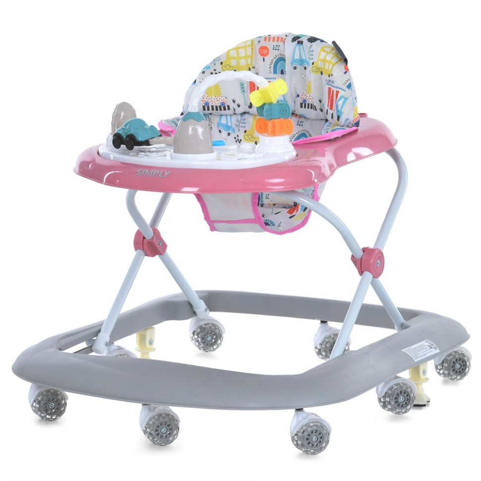 Детские Ходунки Simply El Camino ME 1215 Pink, музыка, свет