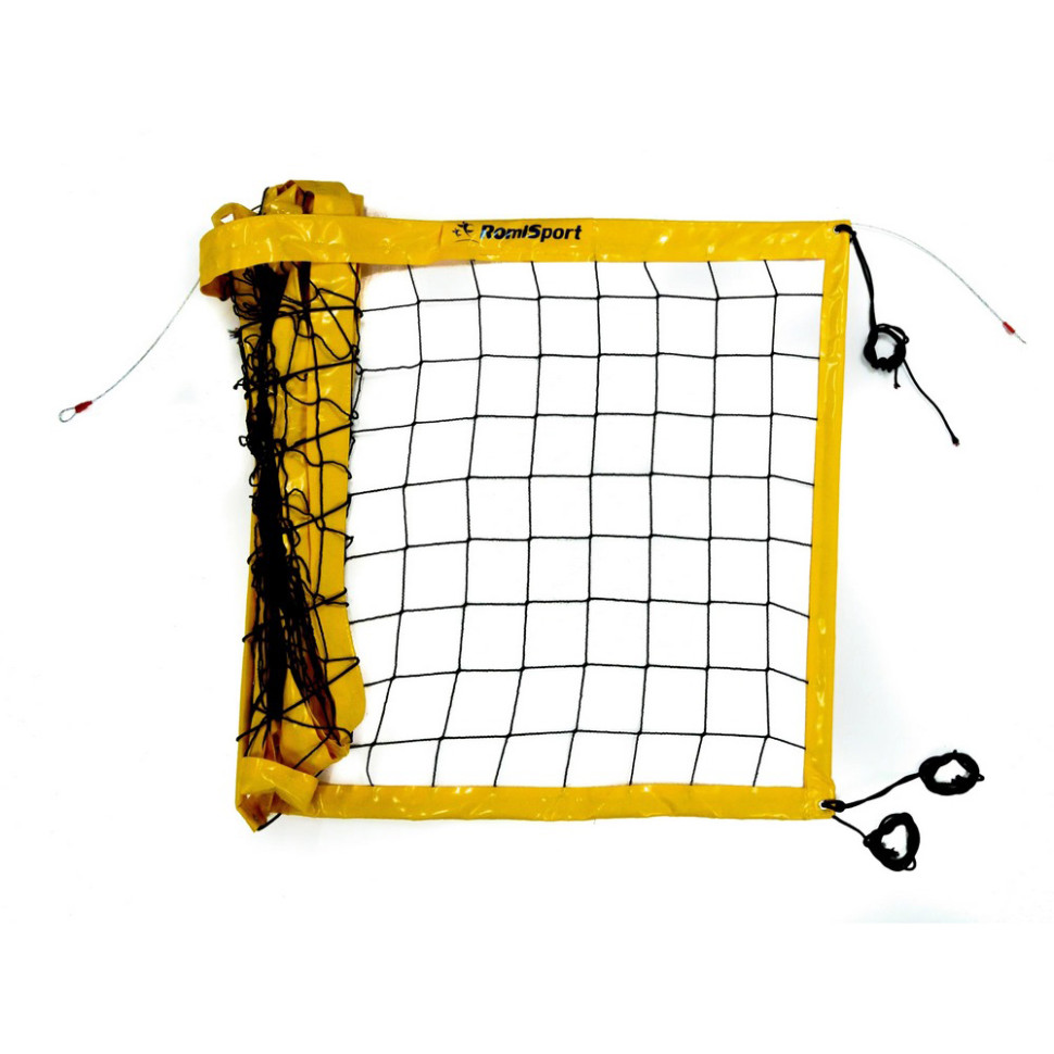 Сітка волейбольна Romi Sport Sia000021 black/yellow, 