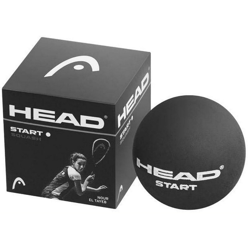 М'яч для сквошу START Squash Ball (SWD) BK Head 287346 чорний, гумовий