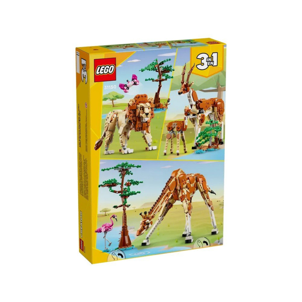 Конструктор Дикі тварини сафарі LEGO 31150, 780 деталей