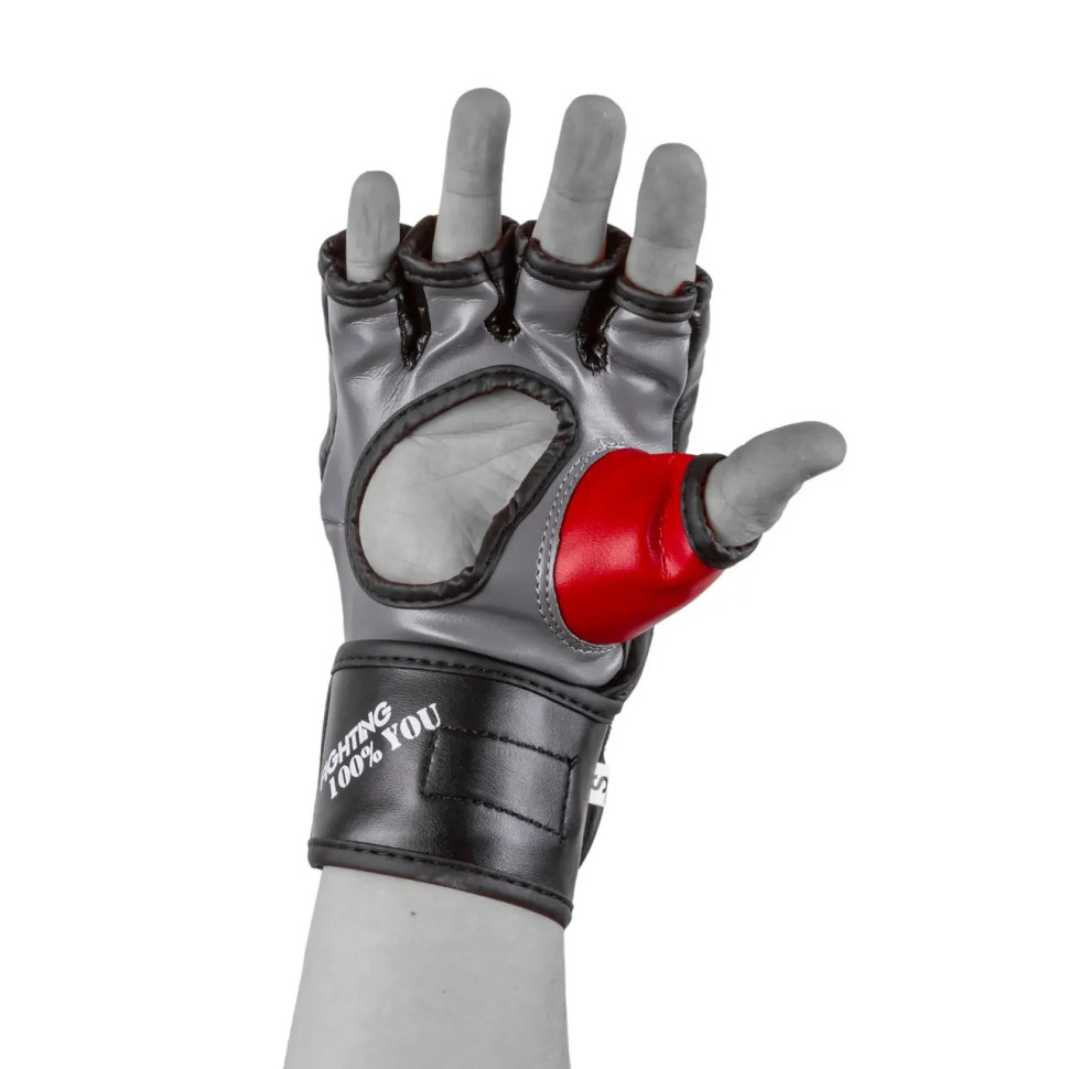 Рукавиці для MMA PowerPlay PP_3093_XL_Black, Чорні XL