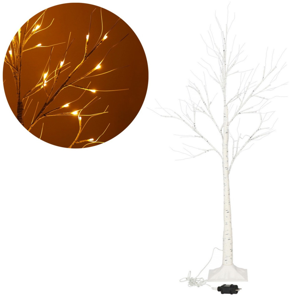 Светодиодное дерево CL0953 Warm Springos CL0953, 210 см 144 LED, White