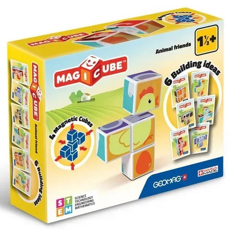 Детские магнитные кубики 