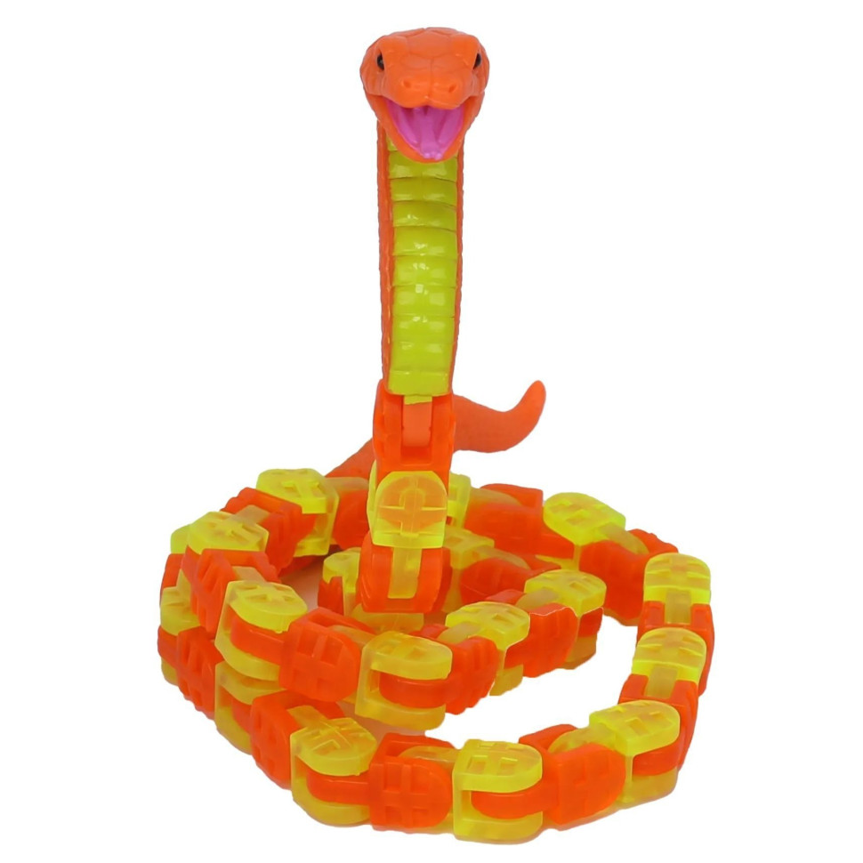 Игрушка Klixx Creaturez - Fidget Питон Zing KX130P_B красно-желтый