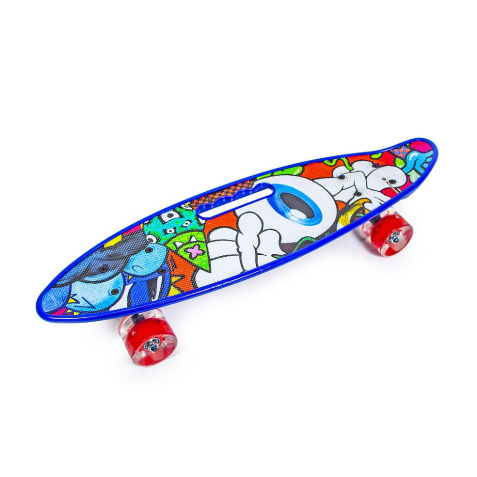Скейт Penny Board «EYE» Bambi 1065140145 колеса зі світлом 70 кг