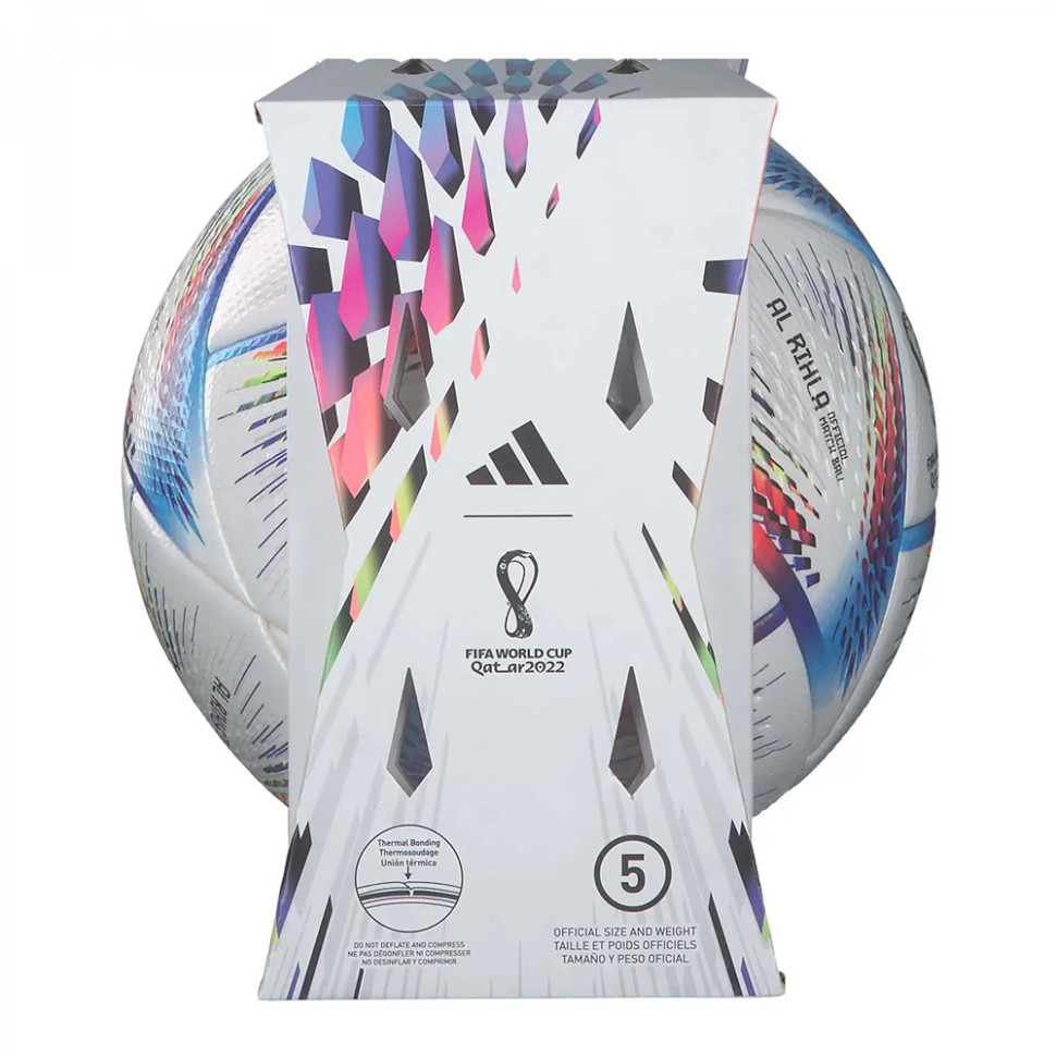 Футбольний м'яч 2022 World Cup Al Rihla OMB (FIFA QUALITY PRO) Adidas H57783, №5