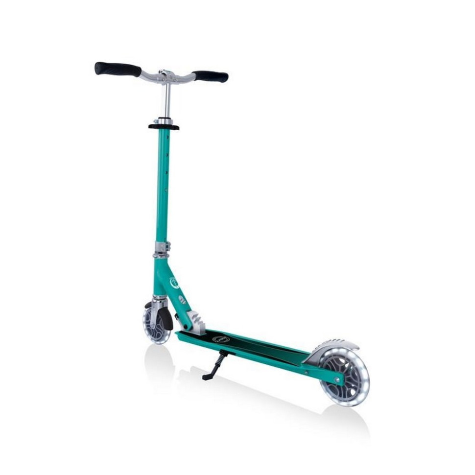Самокат FLOW ELEMENT LIGHTS GLOBBER 721-307 нефритовый, колеса с подсветкой