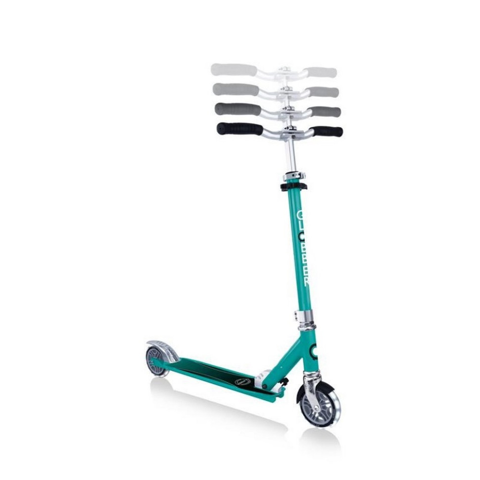 Самокат FLOW ELEMENT LIGHTS GLOBBER 721-307 нефритовый, колеса с подсветкой