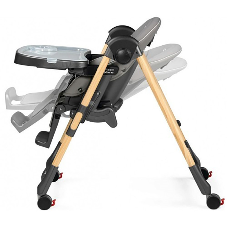 Стул Prima Pappa Follow Me Peg-Perego IH01000002BL73 Amblance Ice Премиум серый