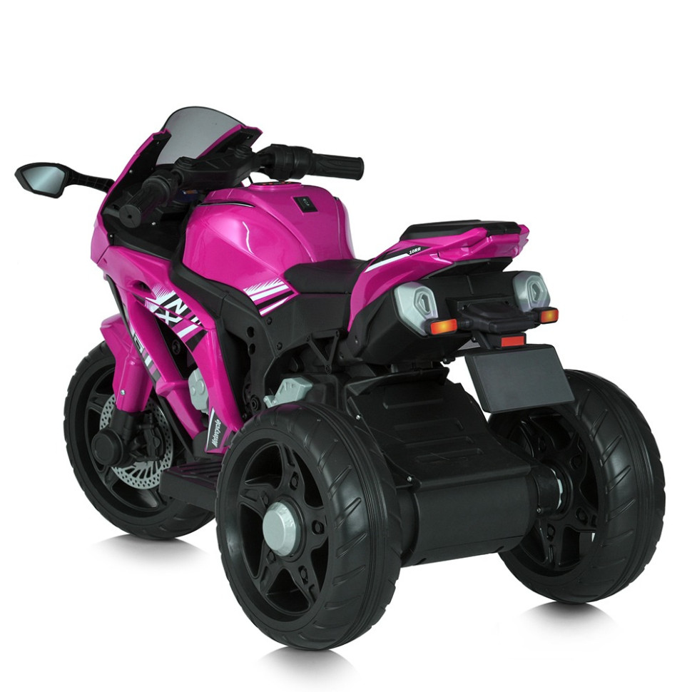 Дитячий мотоцикл Bambi Racer M 5806EL-8, 3 колеса, музика та світло, рожевий