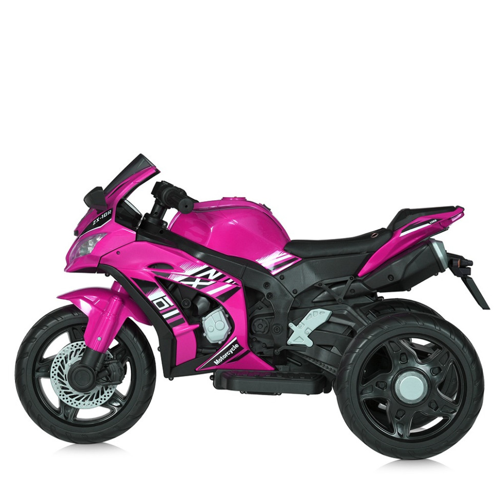 Дитячий мотоцикл Bambi Racer M 5806EL-8, 3 колеса, музика та світло, рожевий
