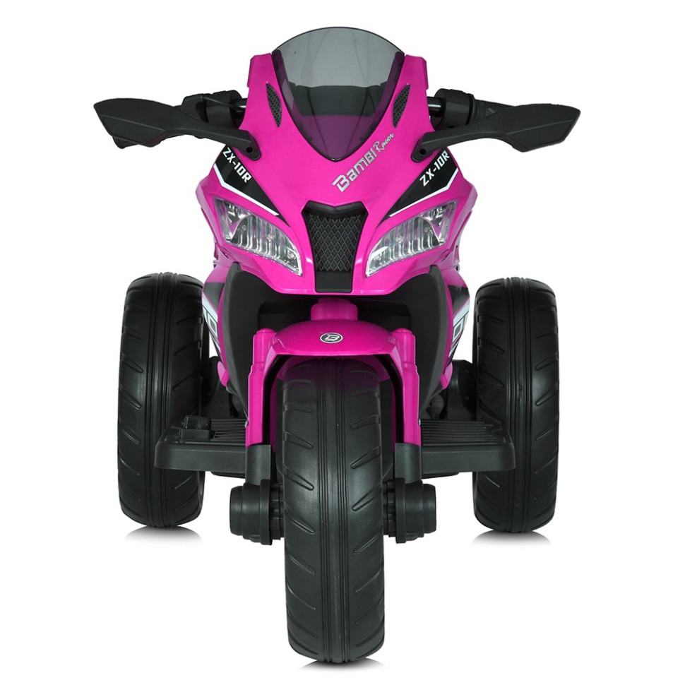 Дитячий мотоцикл Bambi Racer M 5806EL-8, 3 колеса, музика та світло, рожевий