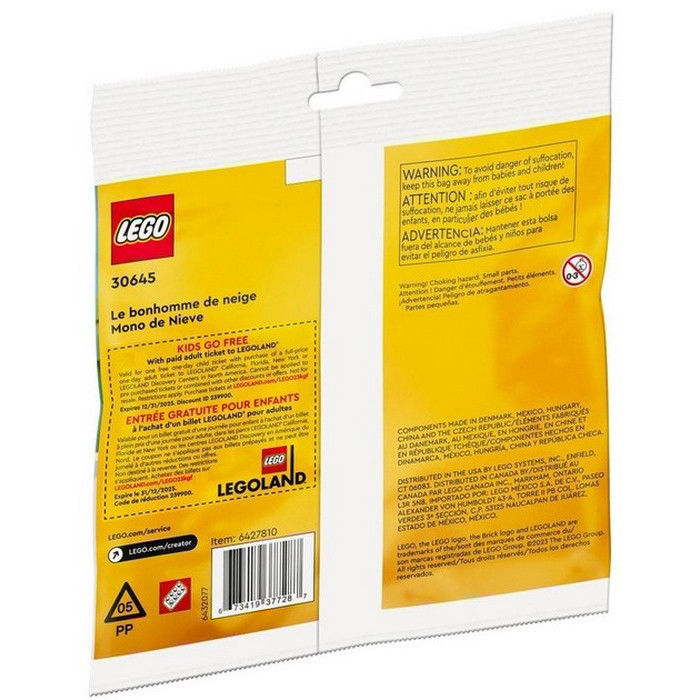 Конструктор Creator Сніговик з граблями LEGO 30645, 78 деталей