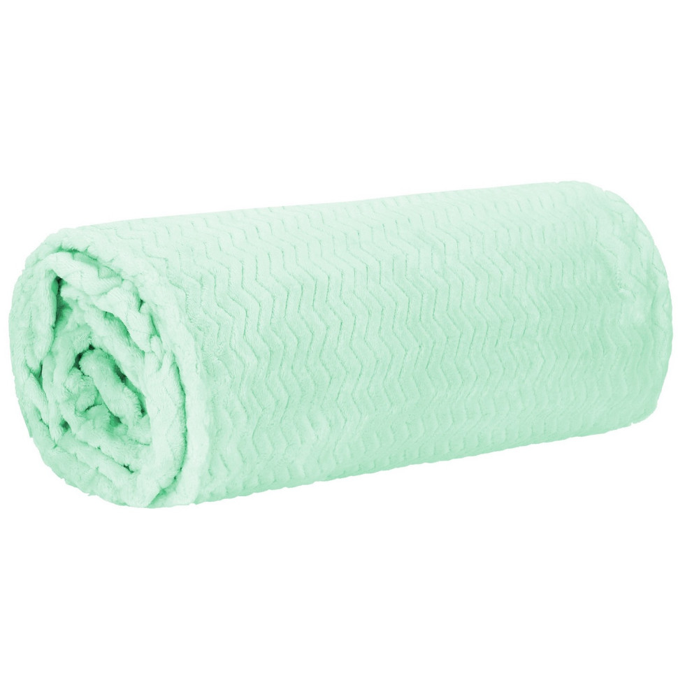 Плед-покривало Extra Soft Springos HA7121 м'ятний 70 x 160 см