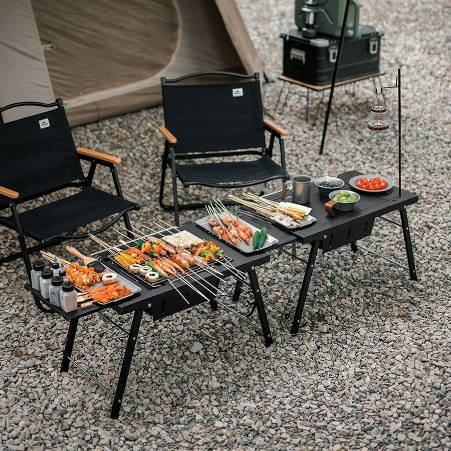 Стіл для барбекю сталевий CNK2300CW014 Naturehike 6976023923289 чорний