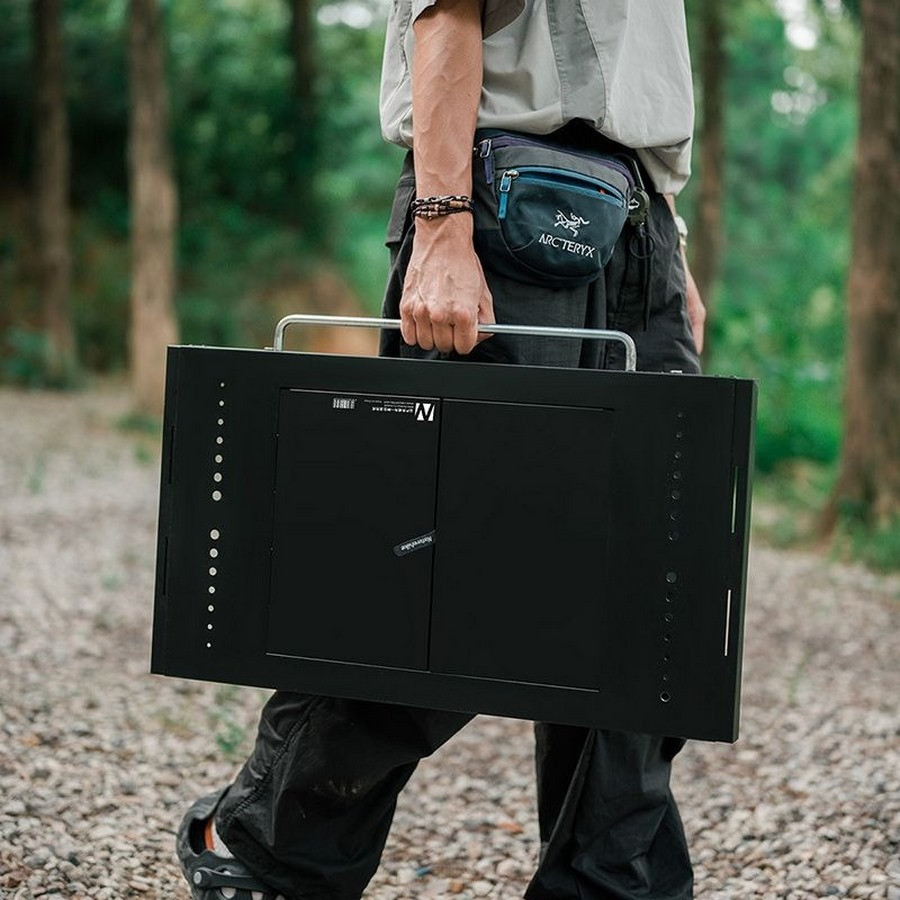 Стіл для барбекю сталевий CNK2300CW014 Naturehike 6976023923289 чорний