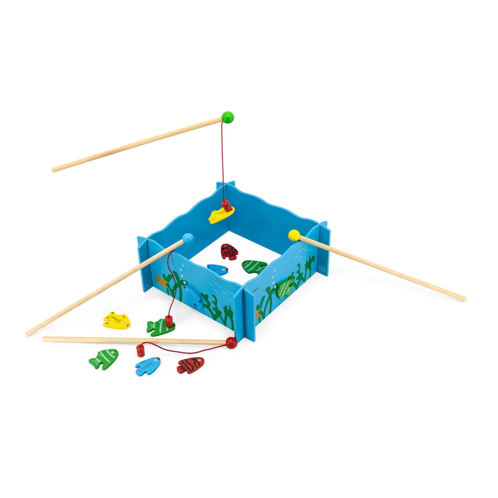 Игровой набор Рыбалка Viga Toys 56305, 4 удочки