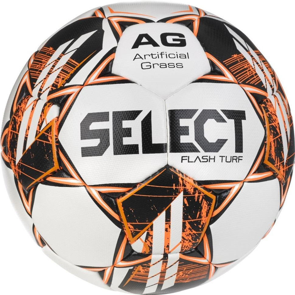 Мяч футбольный FLASH TURF v23 Select 057407-376 бело-оранжевый № 5