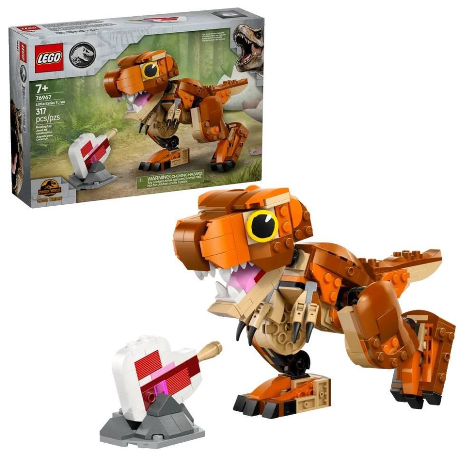 Конструктор Little Eatie: тираннозавр LEGO 76967, 317 деталей