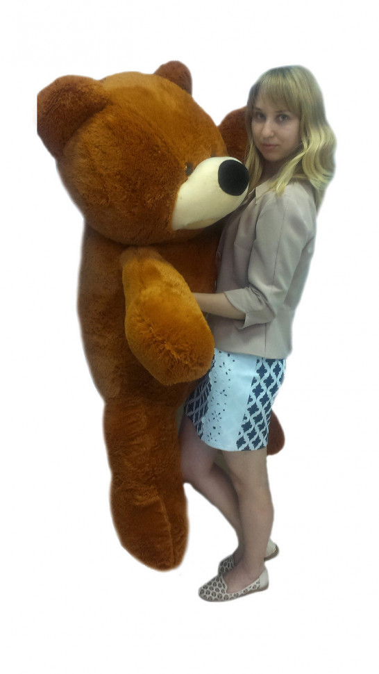 Мягкая игрушка Alina Toys большой мишка Бублик 140 см коричневый 5784707ALN