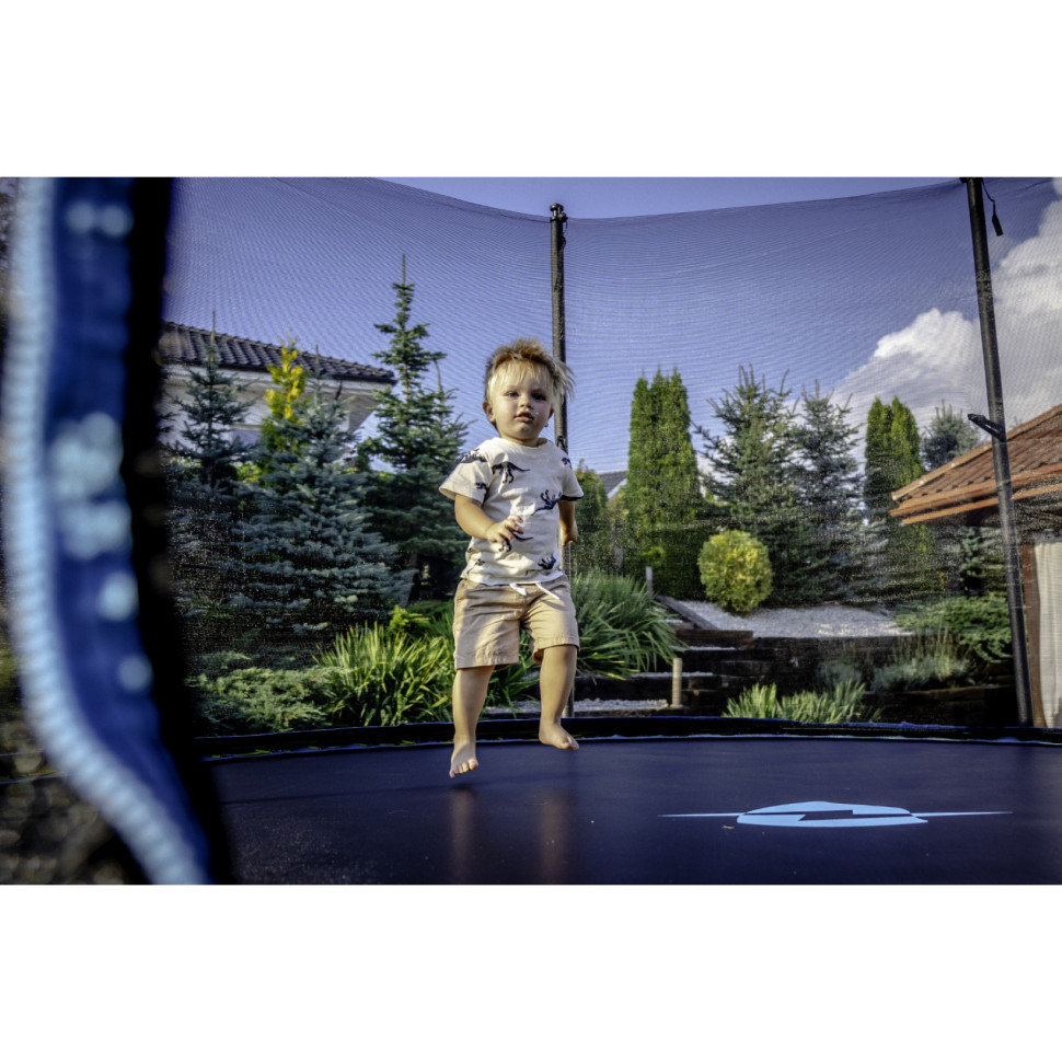 Батут с внутренней сеткой Thunder INSIDE-ULTRA-10FT-BLUE Black/Blue 312 см 