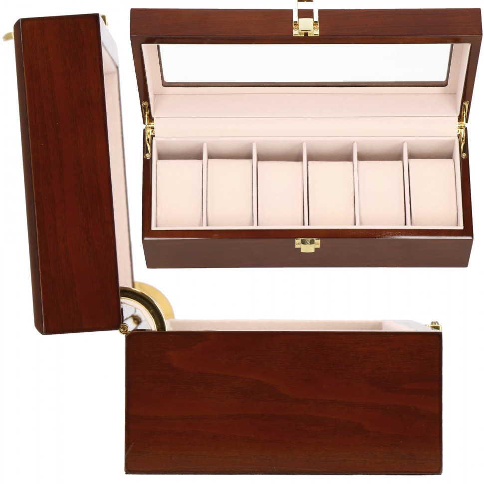Скринька-органайзер для зберігання годинників Springos HA1068 31.5x11x8 см