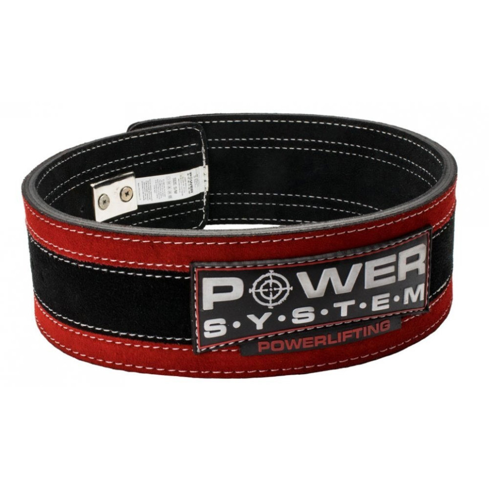 Пояс для важкої атлетики Stronglift Power System PS_3840RD-3 Black/Red, S/M
