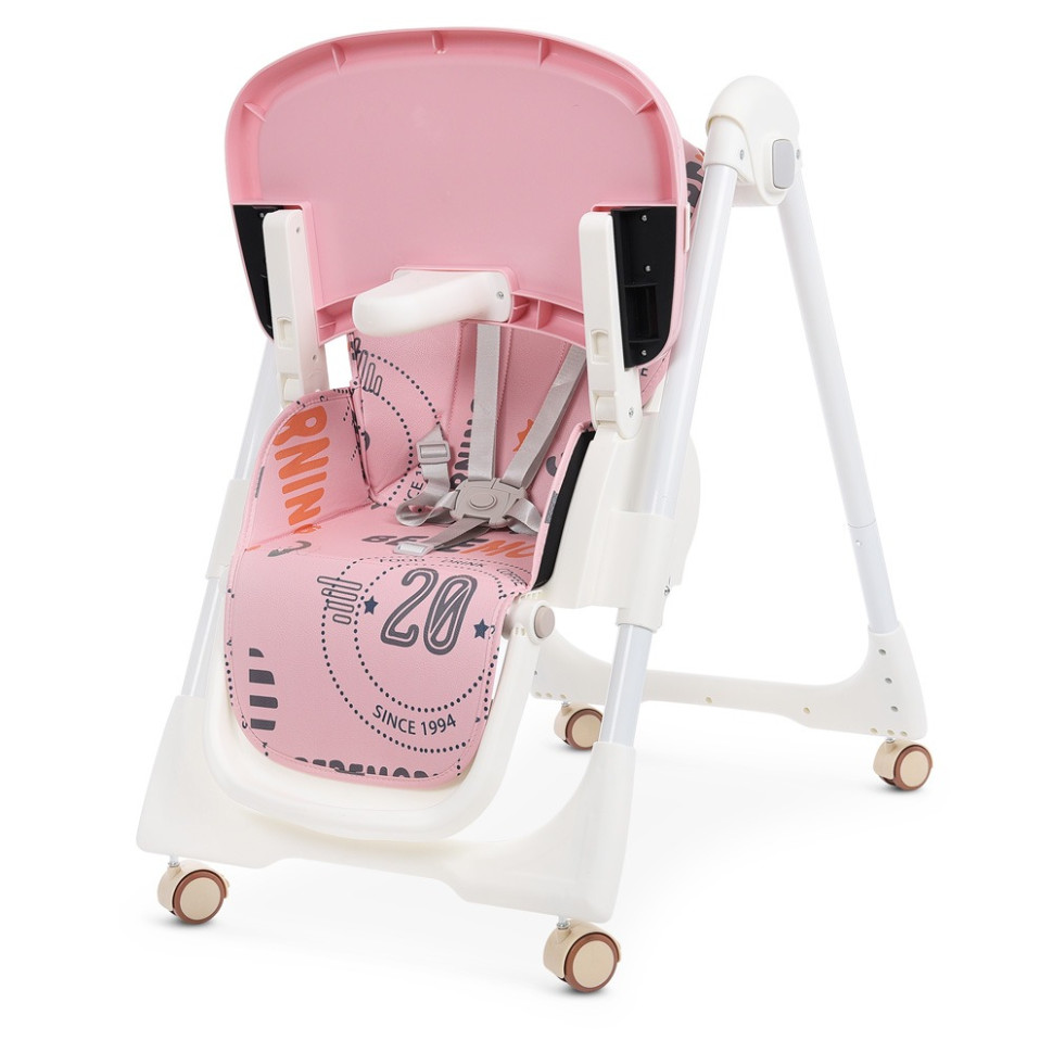 Стульчик для кормления Bambi M 5673-8 на колесах 5-ти точечный