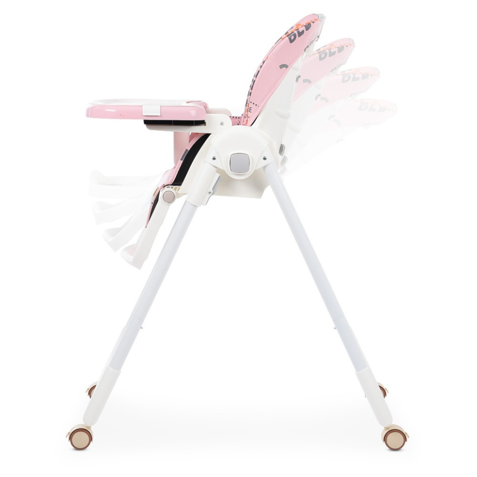 Стульчик для кормления Bambi M 5673-8 на колесах 5-ти точечный