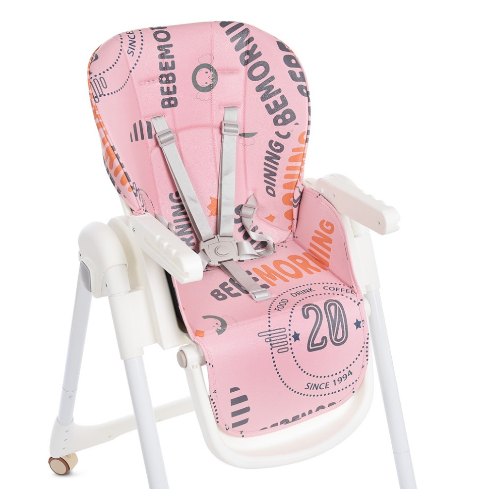 Стульчик для кормления Bambi M 5673-8 на колесах 5-ти точечный
