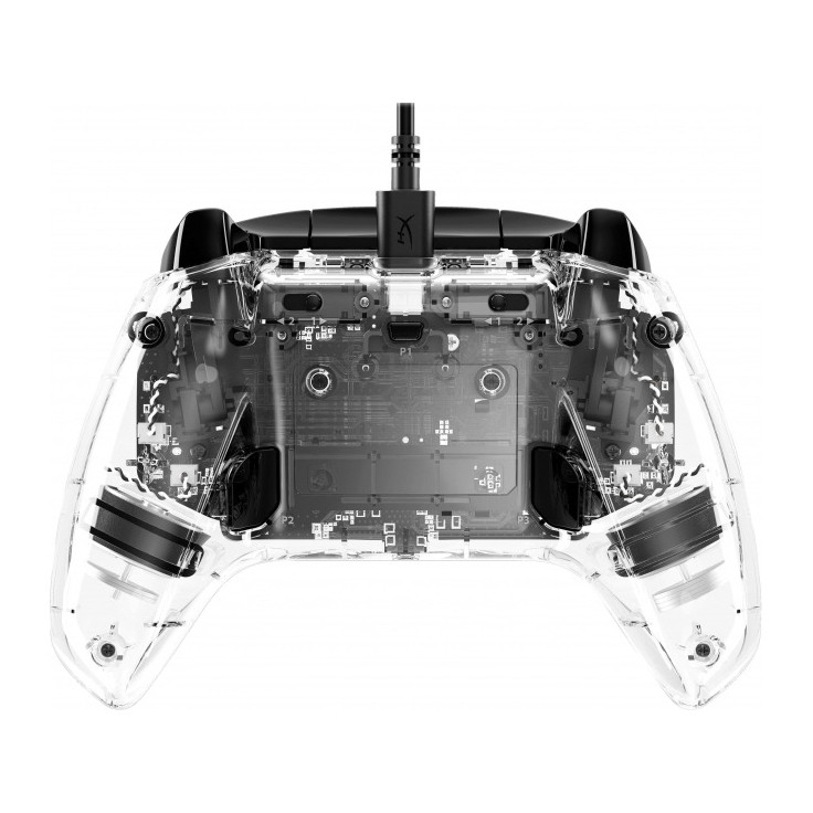 Игровой Геймпад Clutch Gladiate HyperX 7D6H2AA для Xbox/PC, RGB, USB-A, прозрачный
