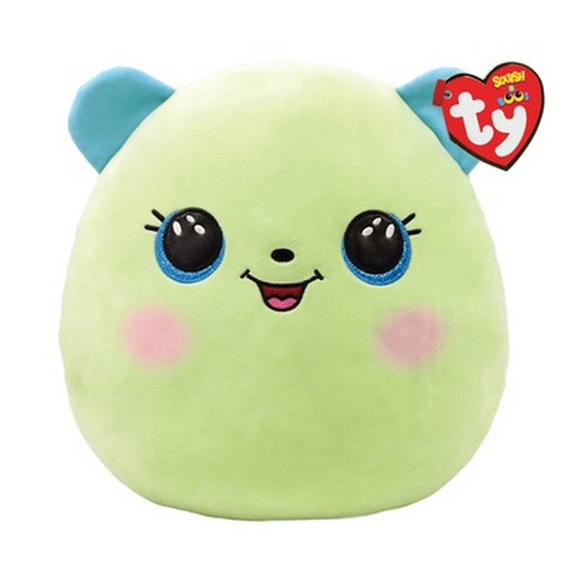 Іграшка подушка TY SQUISH-A-BOOS 39227 Зелений ведмедик 