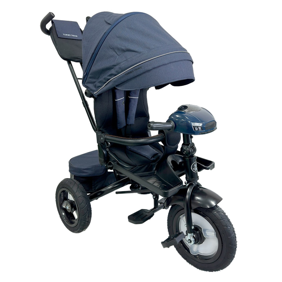 Дитячий триколісний велосипед Turbotrike MT 1007-9 темно-синій
