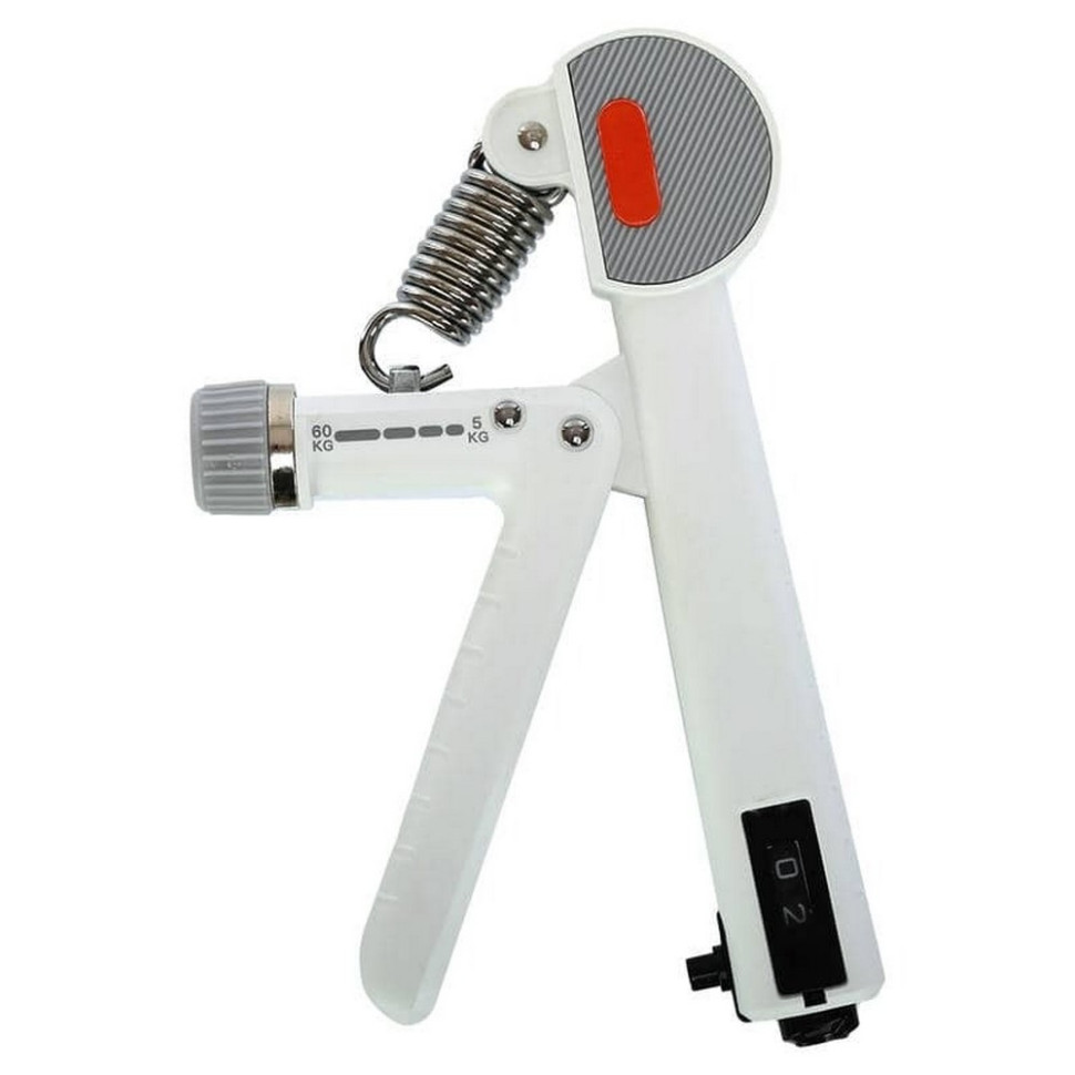 Эспандер кистевой со счетчиком PP-4401 PowerPlay PP_4401_White 10-60 кг, с регулируемой нагрузкой