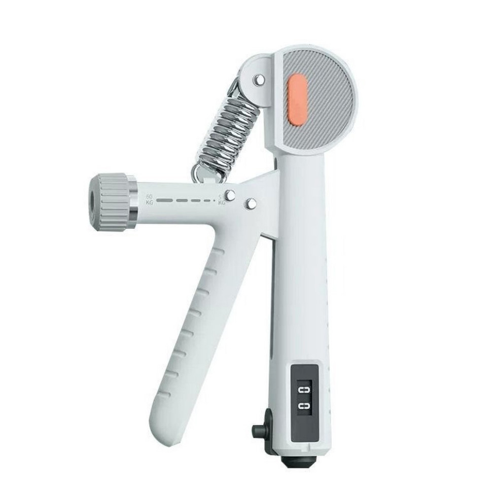 Эспандер кистевой со счетчиком PP-4401 PowerPlay PP_4401_White 10-60 кг, с регулируемой нагрузкой