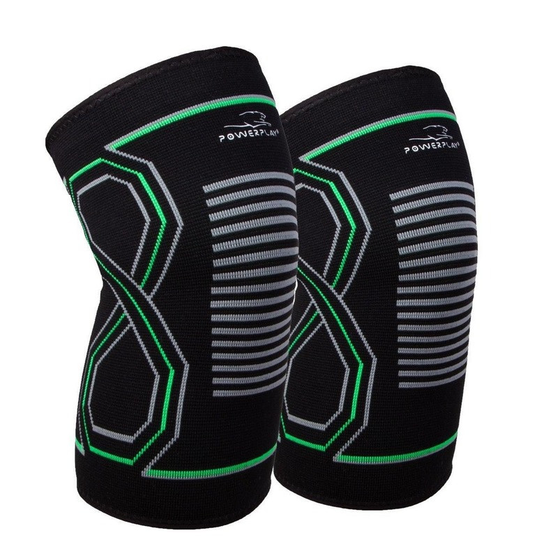Наколінники 4099 Knee Support PowerPlay PP_4099_S/M_Bl/Green, S/M