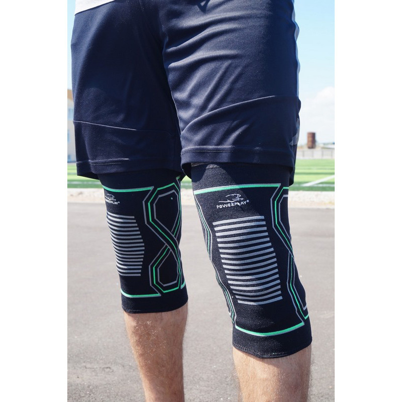 Наколінники 4099 Knee Support PowerPlay PP_4099_S/M_Bl/Green, S/M