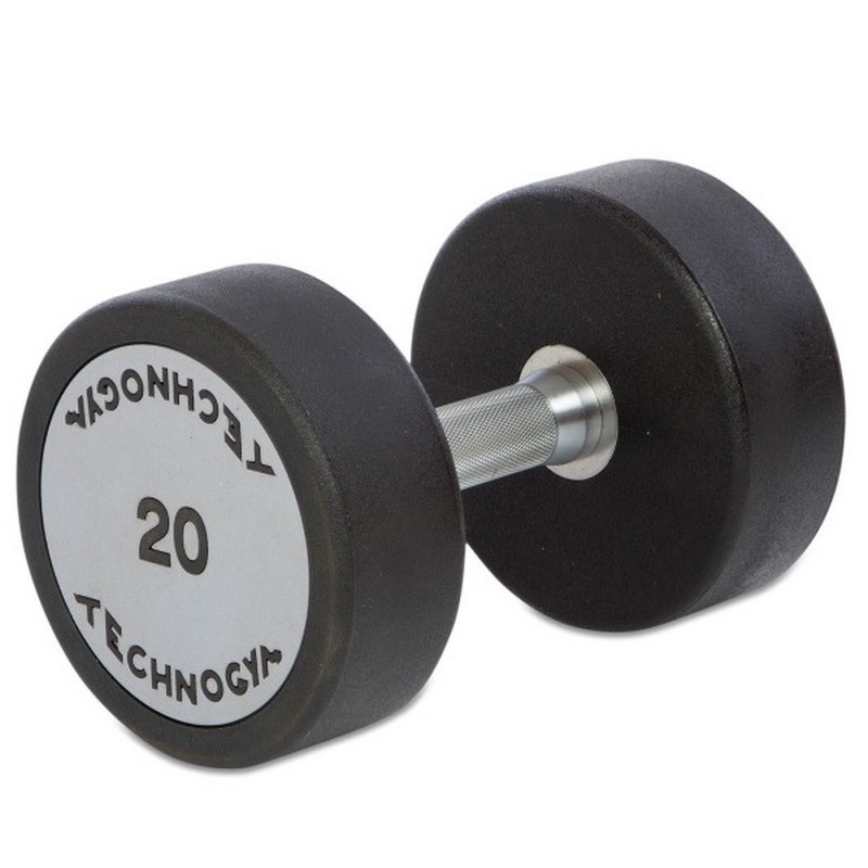 Гантель професійна цілісна TG Technogym 128654FS 20 кг