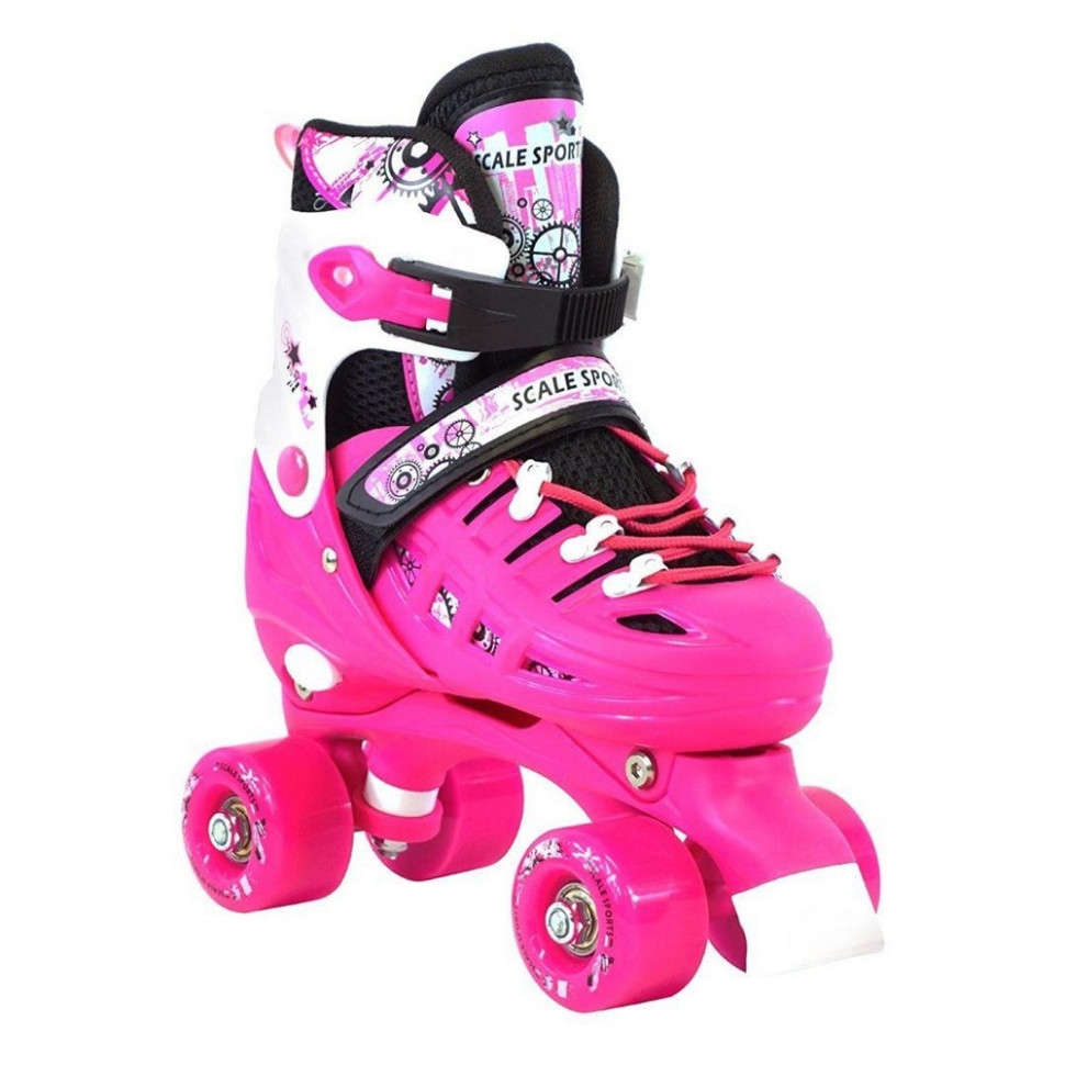 Детский раздвижные ролики квады Scale Sports 974756679-M, размер 34-38