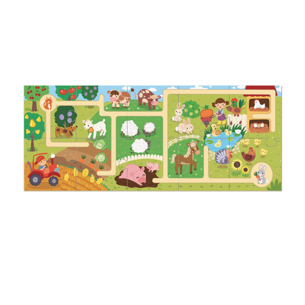 Детский пазл-лабиринт 