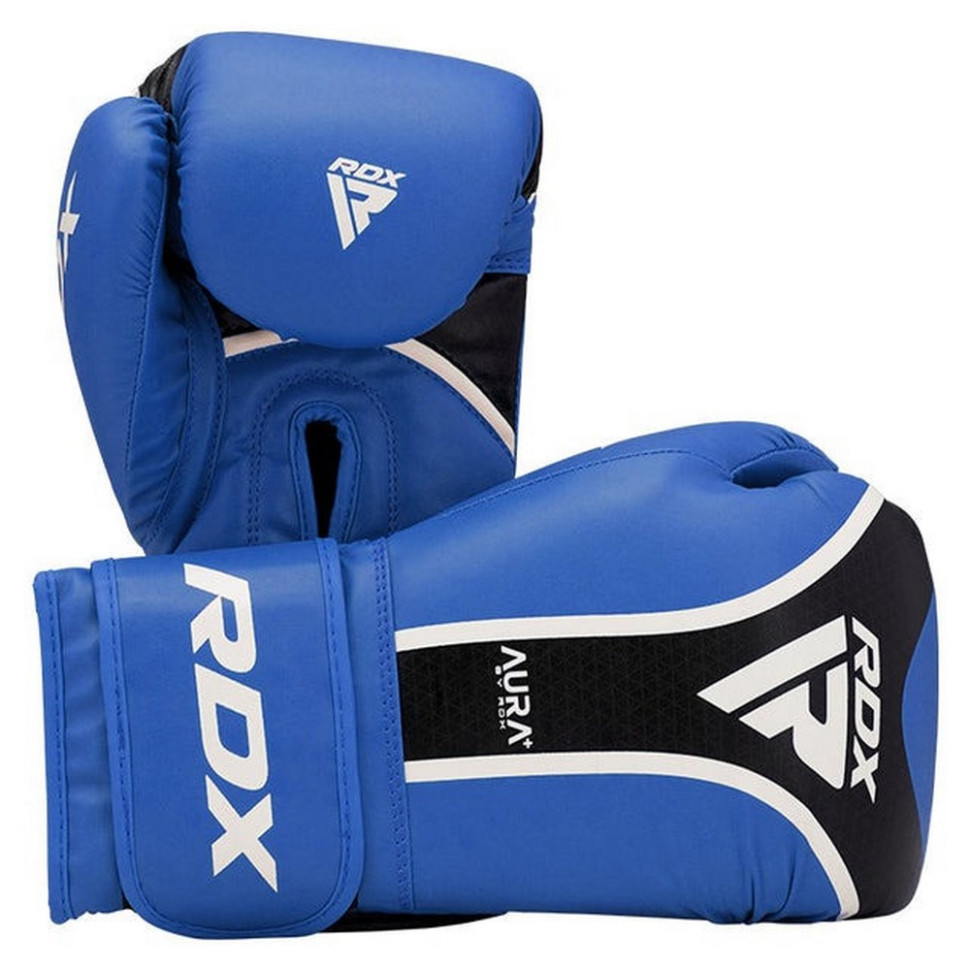 Боксерские перчатки AURA PLUS T-17 RDX Inc Limited BGR-T17UB-14OZ+ Blue/Black 14 унций (капа в комплекте)