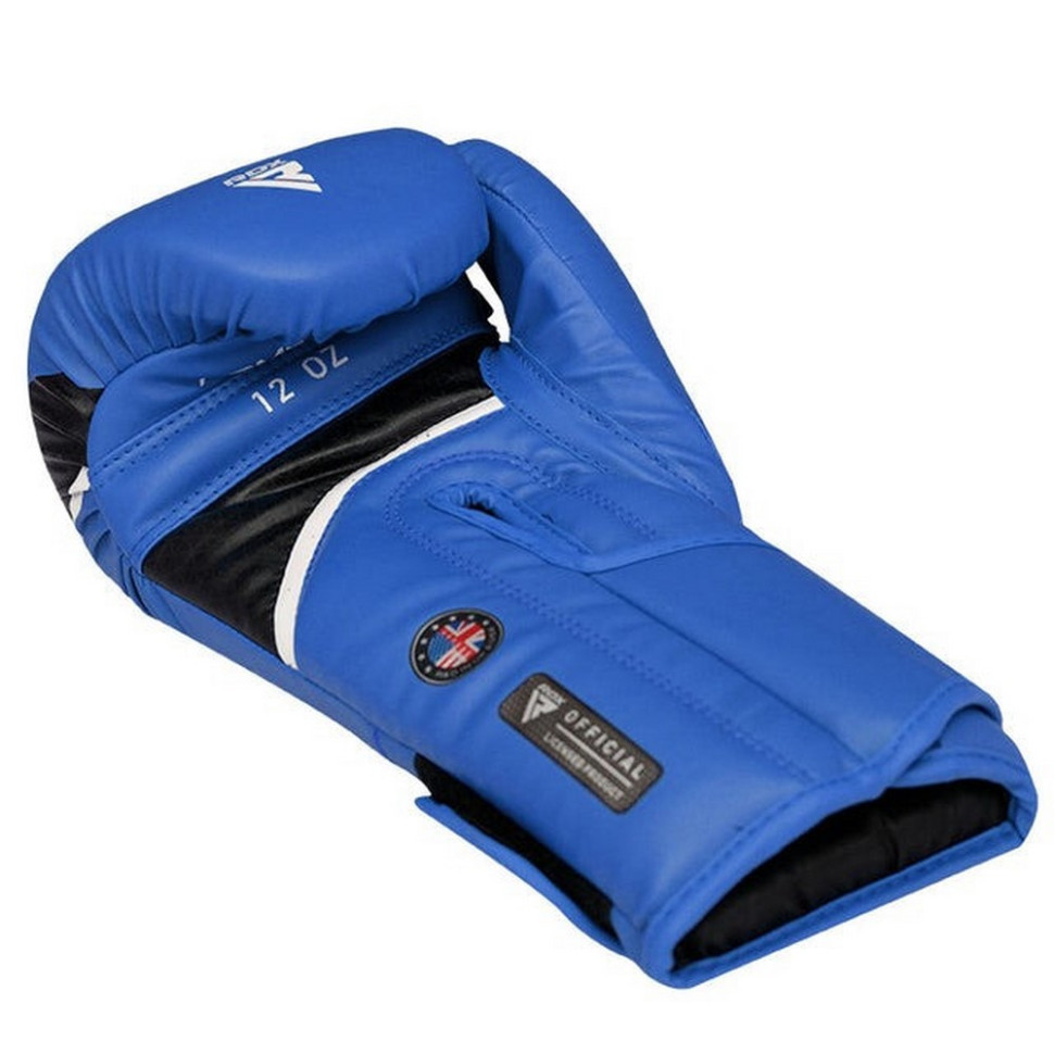Боксерские перчатки AURA PLUS T-17 RDX Inc Limited BGR-T17UB-14OZ+ Blue/Black 14 унций (капа в комплекте)